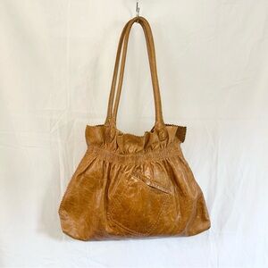 HOBO The Original Carmel Leather Tote Purse